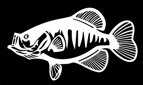 crappie | Fish silhouette, Fishing svg, Hunting decal