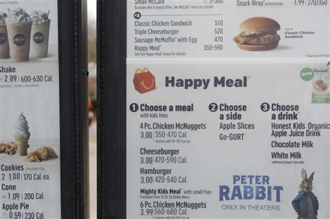 McDonald's moves cheeseburgers off Happy Meal menu