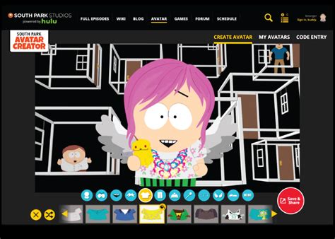 SouthPark Avatar Creator - Awwwards Nominee