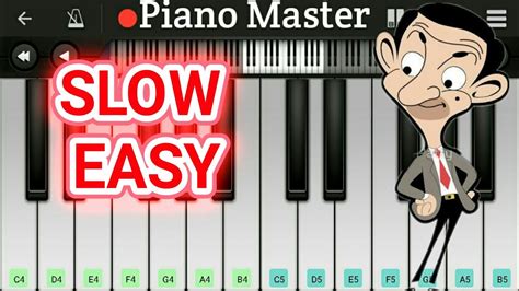 Mr Bean Animated Series Theme - Piano Tutorial - How to play Mr bean ...