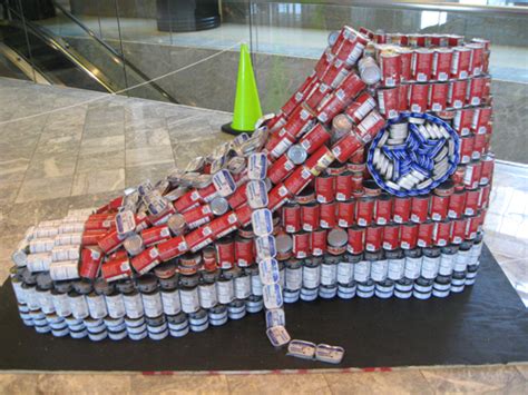 Canned Food Sculptures