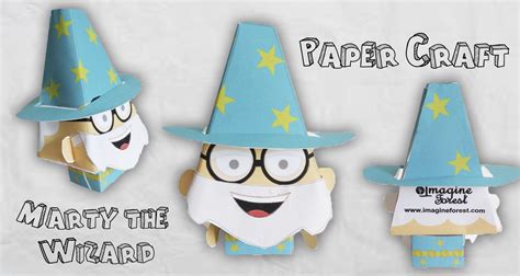 Easy Paper Craft Wizard Tutorial - Imagine Forest