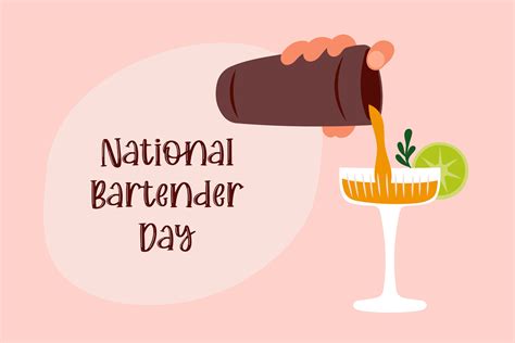 National bartender day. Preparing cocktail banner 33109779 Vector Art at Vecteezy