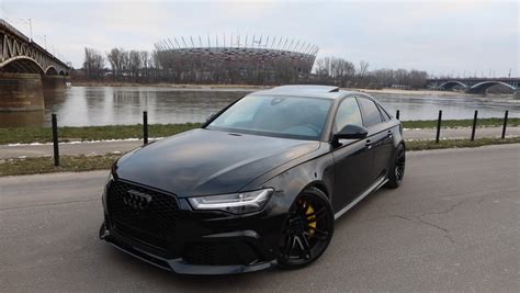 The Black RS6 Sedan That Audi Never Built Has 600 HP - autoevolution