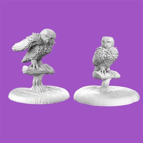 Owl Miniature - Etsy