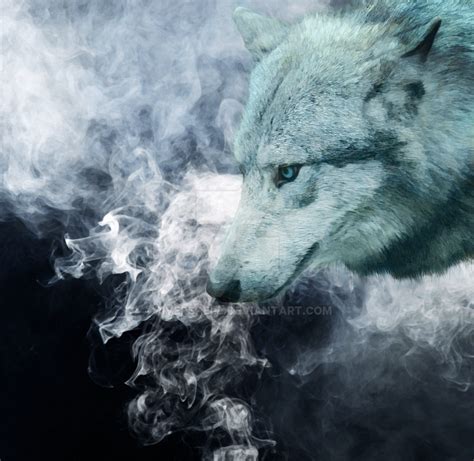 Smokey Wolf by Riverspell on DeviantArt