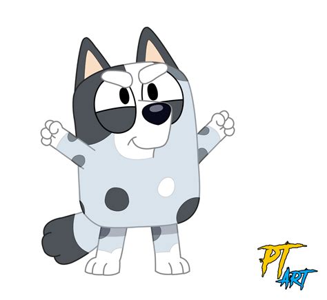 Bluey - Muffin Heeler (HD Art) by PlatinumShrineArt on DeviantArt