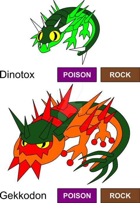 Lizard Fossil Fakemon by KingsTailor on DeviantArt