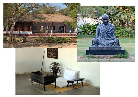 Gandhi Ashrams : Sabarmati Ashram, Ahmedabad