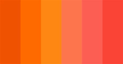 Orange Sunset Color Scheme » Orange » SchemeColor.com