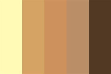 Yellow and Brown Color Palette