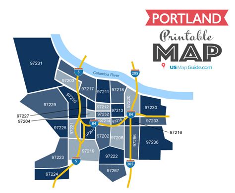 Portland Zip Code Map