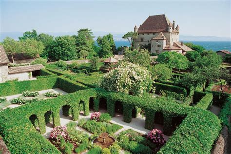 The Labyrinth - Garden of Five Senses in Yvoire (France)