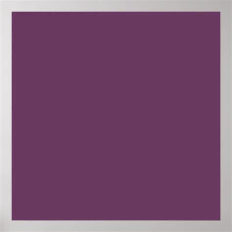 Dusty Plum Purple Color Trend Blank Template Posters | Zazzle