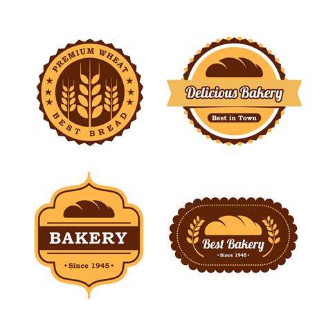 bakery logo design template 2550066 Vector Art at Vecteezy