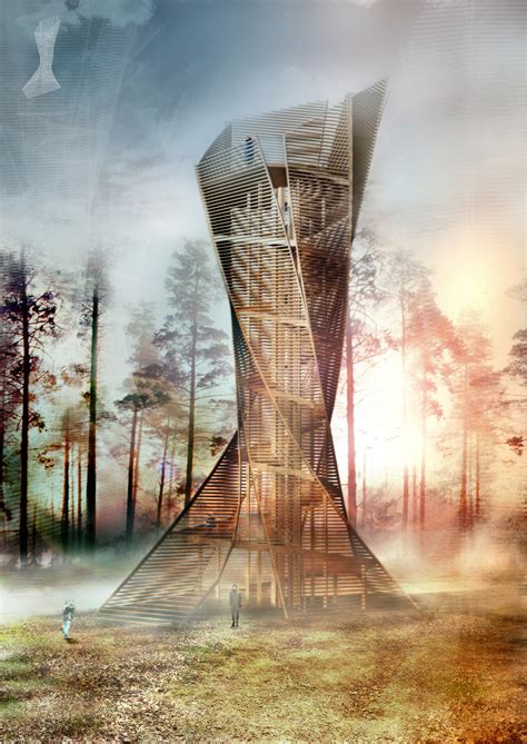 Italian Architects to Build Tree-Inspired Lookout Tower in Bruneck | ArchDaily