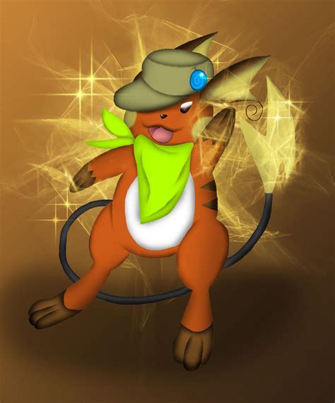 Raichu Shiny with Voltage by jot202 on DeviantArt