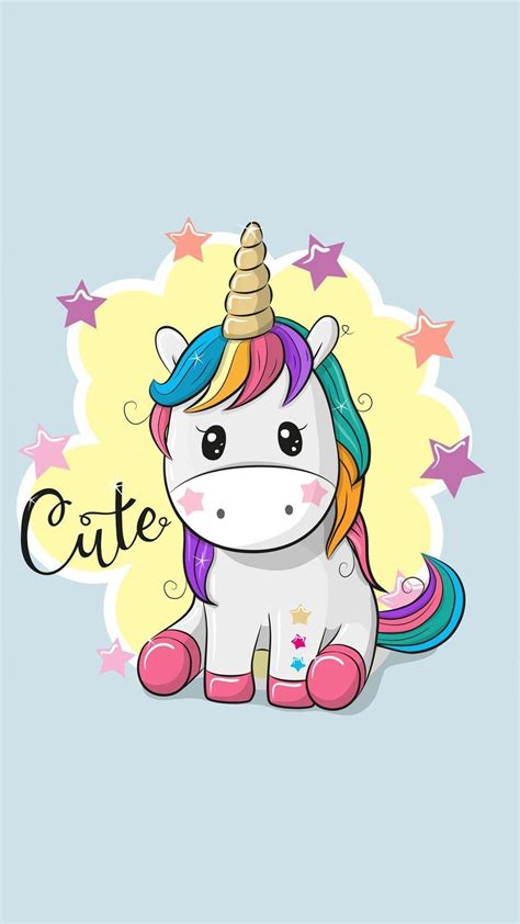 Cute Cartoon Unicorn Wallpapers - Top Free Cute Cartoon Unicorn Backgrounds - WallpaperAccess