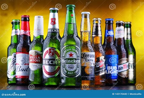 Bottles of Famous Global Beer Brands Editorial Image - Image of product, artois: 143170440