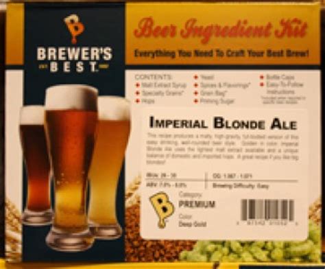 Brewer's Best Imperial Blonde Ale Kit - $59.95 - Quirky Homebrew Supply