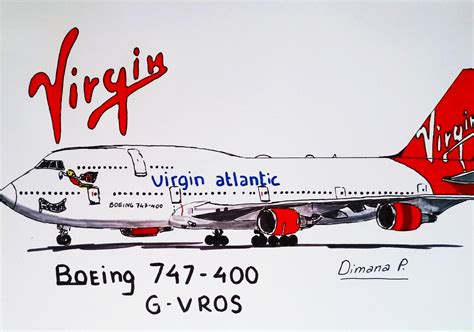 Boeing 747 Drawing