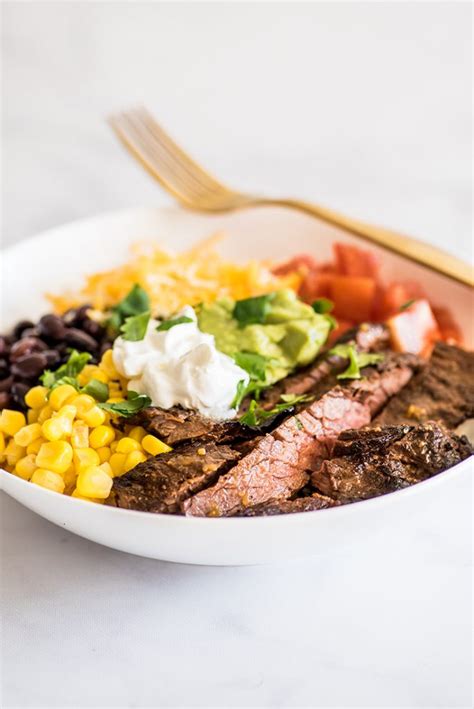 Carne Asada Burrito Bowls - Baking Mischief