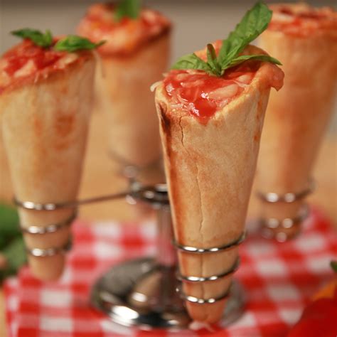 Pizza Cones Recipe | POPSUGAR Food