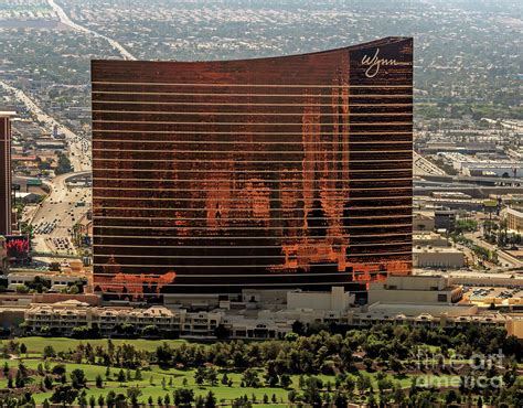 Wynn Las Vegas Hotel Casino and Golf Club Aerial View Photograph by David Oppenheimer | Pixels