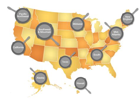 A Cookbook Map Reveals What's Hot In American Regional Cuisine | Bay Area Bites | KQED Food