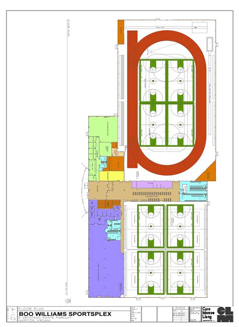 Sports Complex Floor Plan