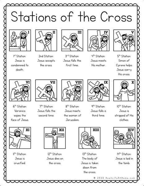 Illustrated Stations of the Cross List for Kids (and Adults) | Bible crafts sunday school ...