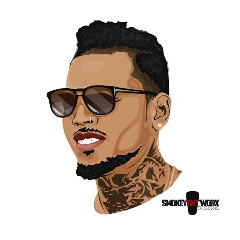 chris brown cartoon illustration fan art by smokey by kasikingsdesigns on DeviantArt