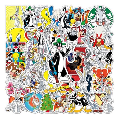 Looney Tunes Stickers Pack Rescue Rangers Water Resistant Laptop Water Bottle Decoration ...