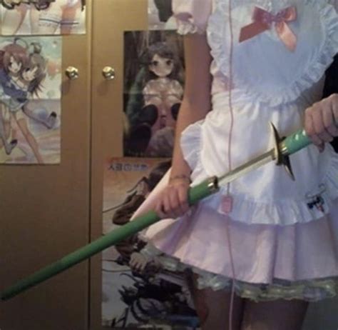 sword with a maid dress : r/maidcore