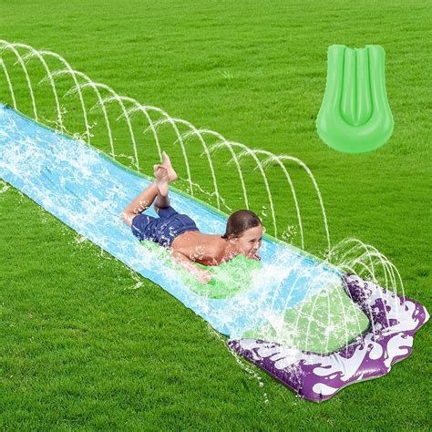 Buy WDERNI Slip and Slide, Water Slides for Kids Backyard, 16FT Slip n Slide for Kids Adults ...