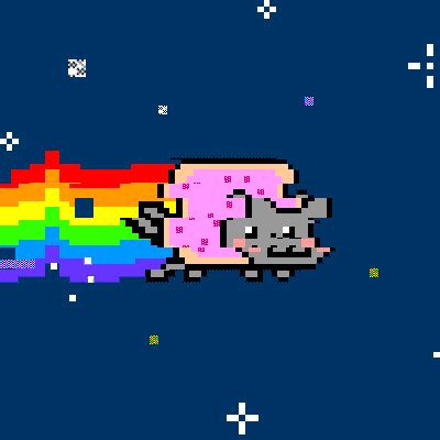 Glitch Nyan Cat GIF by G1ft3d - Find & Share on GIPHY