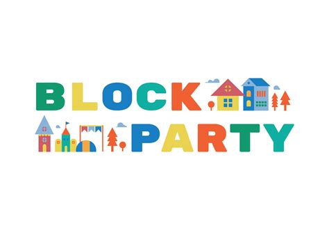 Block party illustration 148901 Vector Art at Vecteezy