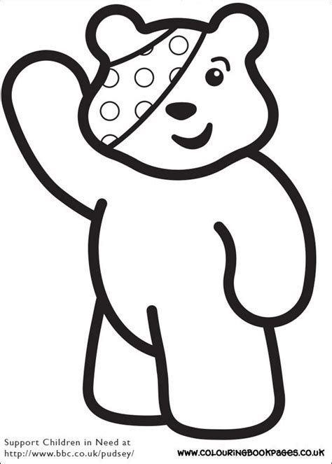 Colouring Pages from Kids Colour In Books | Children in need, Coloring for kids, Pudsey