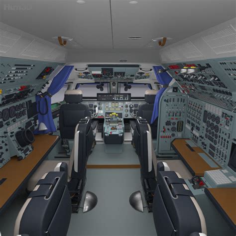 Antonov An-225 Mriya with HQ interior 3D model - Download HQ interior ...