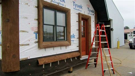 Our concrete log siding installation process | NextGen Logs