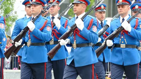 KRUSEVAC, SERBIA - APRIL 17 2013: Serbian Military Parade Stock Footage Video 3860723 - Shutterstock