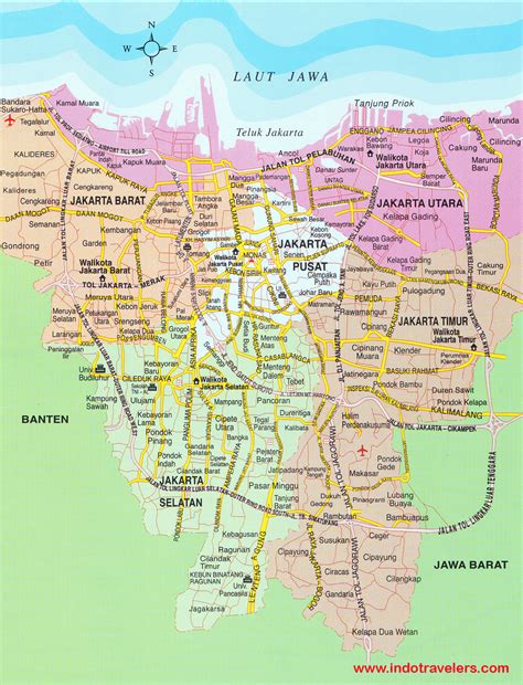 Peta Jakarta / Jakarta Map