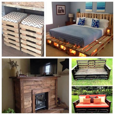 39 Furniture Pallet Projects You Can DIY for Your Home ~ Matchness.com