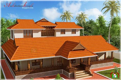 Architecture Kerala: NALUKETTU STYLE KERALA HOUSE ELEVATION House Plans Uk, Castle House Plans ...