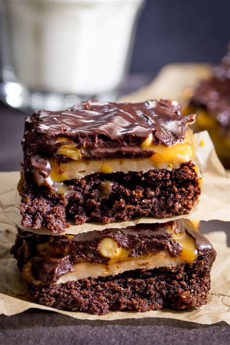 Best Snickers Brownies Recipe - Simply Stacie