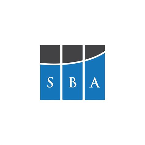 SBA letter logo design on white background. SBA creative initials letter logo concept. SBA ...