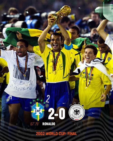 #OnThisDay in 2002, Brazil won the FIFA World Cup 🇧🇷🌍🏆 2002 World Cup, Fifa World Cup, Brazil Vs ...