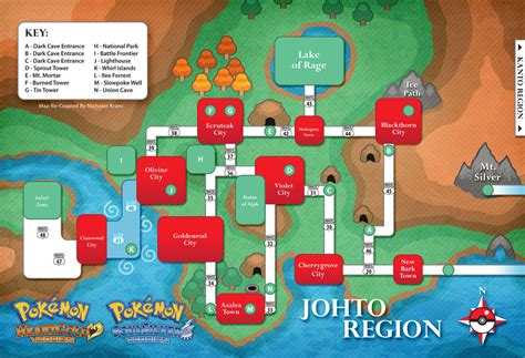 Pokemon Johto Map HGSS by cow41087 on DeviantArt