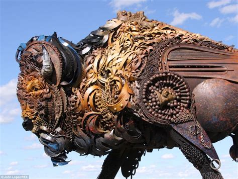 7 Incredible Pieces of Art Made From Scrap Metal and Junk