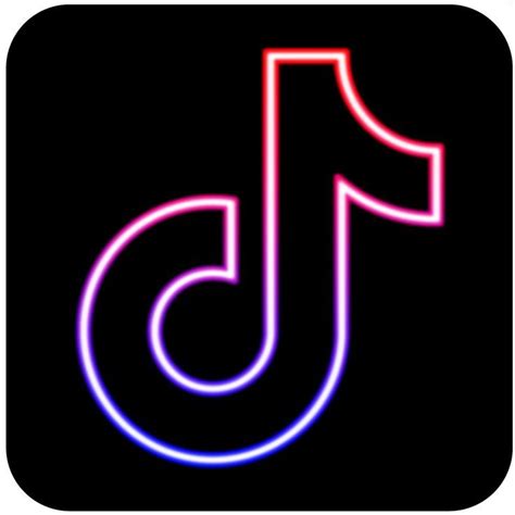 tiktok neon logo | Neon logo, ? logo, Neon